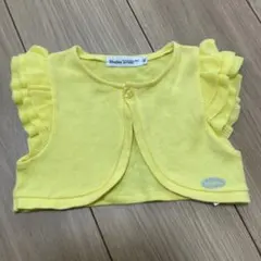Bebe イエロー フリル　ボレロ