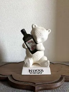 希少 ニッカウヰスキー BLACK NIKKA ミニボトル 白熊 オブジェのサムネイル