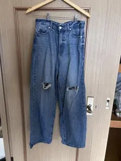 LOWRYS FARM ダメージデニム Lサイズ