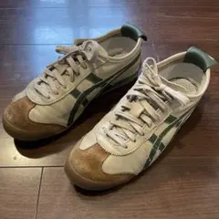 【ジャンク】オニツカタイガー メキシコ66 26.5cm グリーン×ベージュ