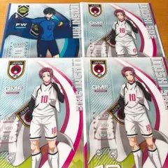 糸師冴 糸師凛 一番くじ A3クリアポスター 4枚 まとめ売り