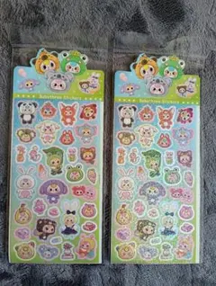 Baby　Three　ベイビースリー　ベビースリー　２枚セット　キラキラ　シール