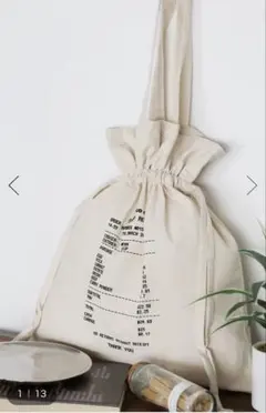 niko and... 巾着型トートバッグ