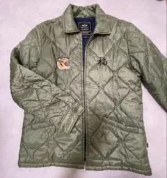 ALPHA INDUSTRIES ベトジャン刺繍キルティングジャケットライナ