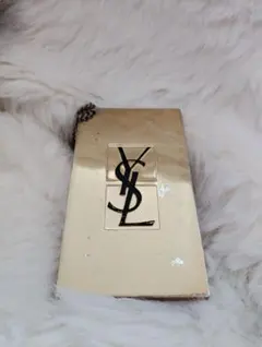 YSL ゴールド 手鏡 ロゴ入り ミラー ノベルティのサムネイル