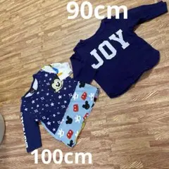 ベビードール七分袖トップス　ミッキー　プティマイントップスセット