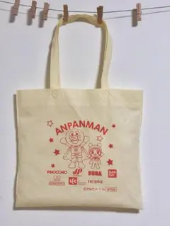 非売品　アンパンマン　不織布トートバッグ