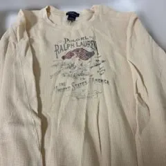星条旗 USA プリント ロンTポロ ラルフローレン XL RRL