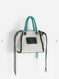 SARACASA×nouer コードハンドルリバーシブルミニトート