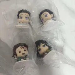 鬼滅の刃　おねむたん　拾弐ノ型　冨岡義勇　竈門炭治郎　狛治　ガチャガチャ　4点