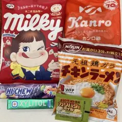 匿名配送！お菓子、チキンラーメン詰合せ