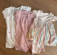 UNIQLO、H&M ロンパース3枚セット70サイズ