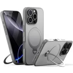 iPhone16Pro ケース 360°回転リング スタンド MagSafe