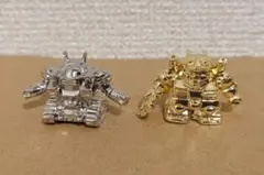 機動戦士ガンダム　ダイキャストガンケシ　ガンタンク銀　ガンキャノン金