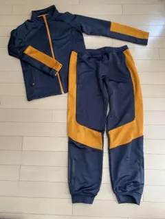 adidas ジャージ上下セット ネイビー/オレンジ