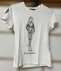 ラルフローレン　ガールズイラスト　カットソーTシャツ130