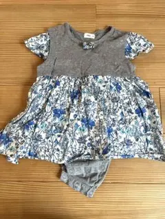 【美品】ships シップス　ロンパース　女の子　花柄　半袖　夏用のサムネイル