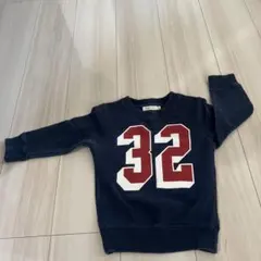 BEAMS mini ネイビー トレーナー 32