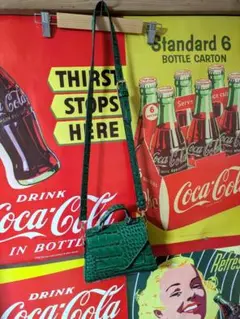 【値下げ！】☆美品クロコダイル風ショルダーバッグ☆