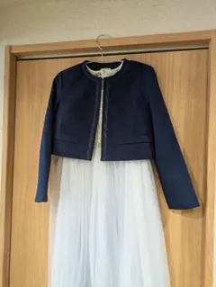 キャサリンコテージ　水色ドレス　150　ジャケット付き