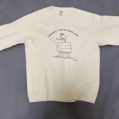 UNIQLO/ スヌーピートレーナー/ ナチュラル/ 新品Lサイズ