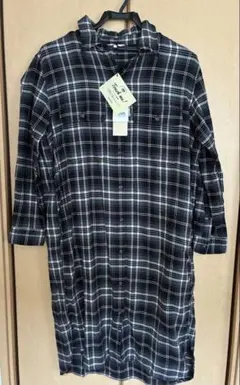 新品タグ付き　スタジオクリップ　シャツワンピース　M チェック