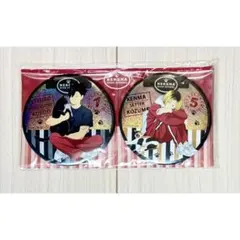 黒尾鉄朗 孤爪研磨 おおきなキラキラ缶バッジ2個セット 猫部 ハイキュー