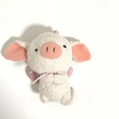 MON SEUIL モンスイユ サンディ ブタ ぶた ぬいぐるみ 中古品／洗濯済