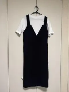 センスオブプレイス バッククロスワンピース Freeサイズ