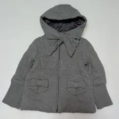 110★べべ★リボンモチーフ！中綿入りジャンパー★