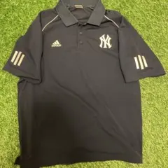 adidas ニューヨーク・ヤンキース ポロシャツ ネイビー