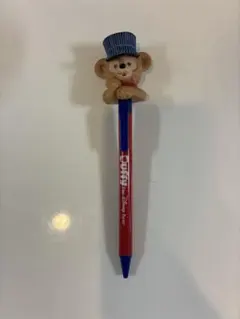ディズニー ダッフィーのキャラクターボールペン 赤青