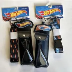 2個セット　ホットウィール ネックストラップ ポーチ付き　小物入れ　新品