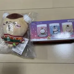 ちいかわ　エニマイくじ　D賞くりまんじゅう　E賞キャンドルセット