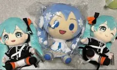 一番くじ 雪ミク ちょこのっこぬいぐるみ オリジナルぬいぐるみ パンク プライズ
