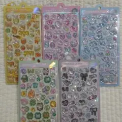 ボンボンドロップシール　はちみつ　ゆにこん　ねこねこ　みずいろ　しろくろ　正規品