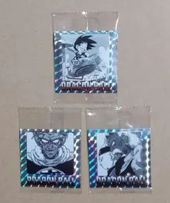 ドラゴンボール40周年記念オリジナルイラストレーションシールウエハース3枚セット