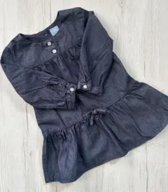 【美品】GAP デニム ワンピース 70-80cm 入園式 卒園式 フォーマル
