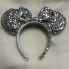 ミニーマウス シルバーカチューシャ