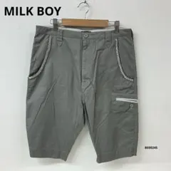 MILK BOY チェーン ハーフパンツ グレーのサムネイル