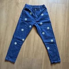 Riche glamour リシェグラマー　デイジー柄刺繍デニムパンツ Mのサムネイル