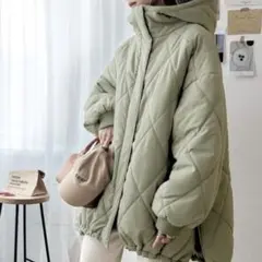 本日限定最終値下げ！ms+ ideal》中綿キルティングボリュームパーカー