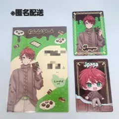 カラフルピーチ じゃぱぱ バレンタイングッズ 特典 ポストカード & トレカ