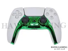 PS5 DualSense コントローラー シェル カバー メタリックグリーン