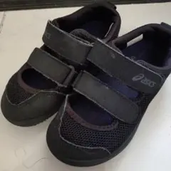 asics ブラック サンダル　スニーカー