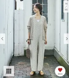 URBAN RESEARCH リネンVネックカーディガン　美品