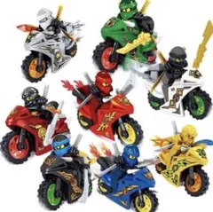 《新品》レゴ 互換 ニンジャゴー バイク ロイド カイ ゼン ニャー コール