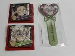 鬼滅の刃　実弥＆玄弥　バレンタイン　ロリポップアクリルスティック・缶バッジ　3点