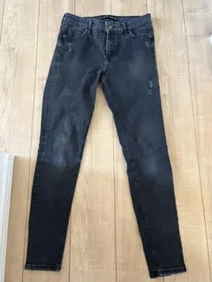 Bershka ダークグレー スキニーデニム 40