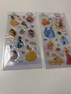 ディズニープリンセス エポキシシール 2シート